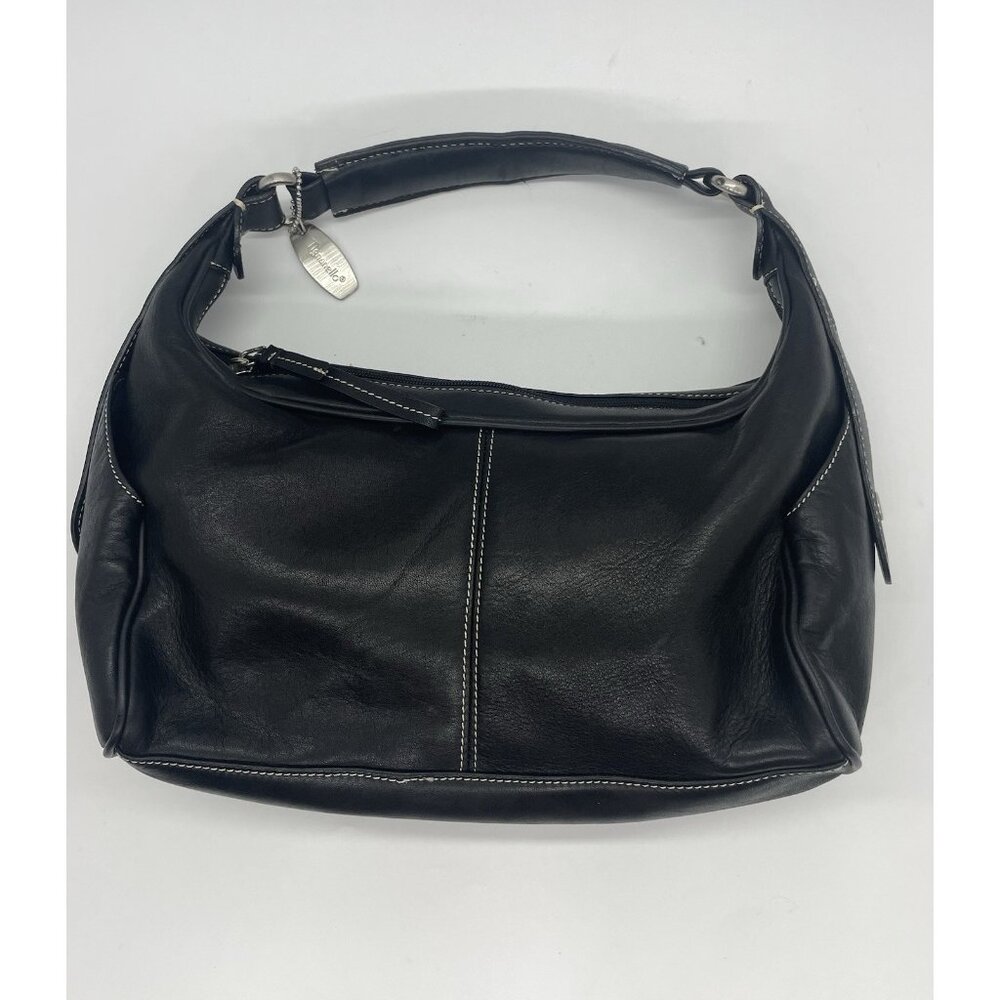 TIGNANELLO black hobo shoulder bag Leather Y2K Party Casual Goth Purse